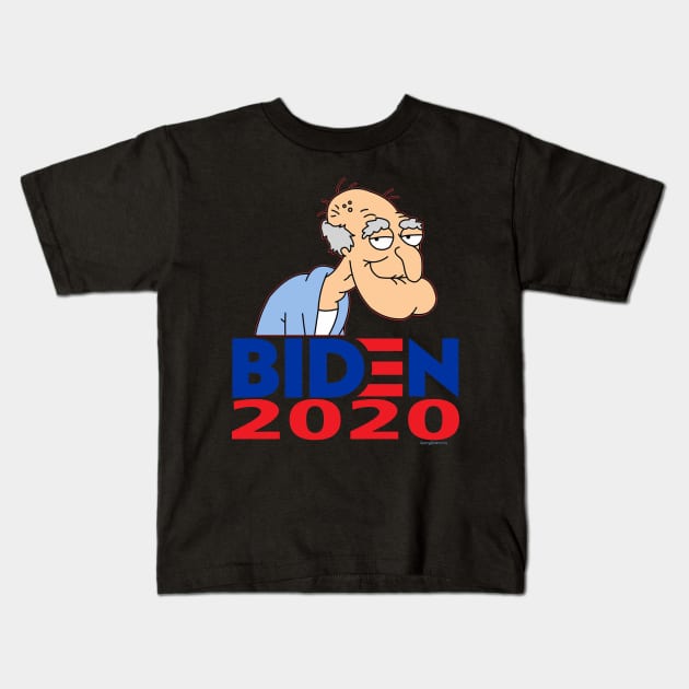 Creepy Joe Biden - President 2020 Kids T-Shirt by RainingSpiders